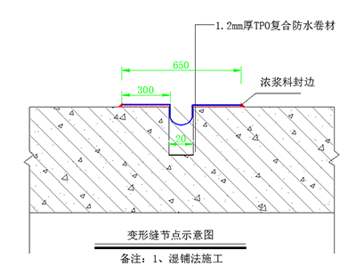 变形缝渗漏维修解决方案